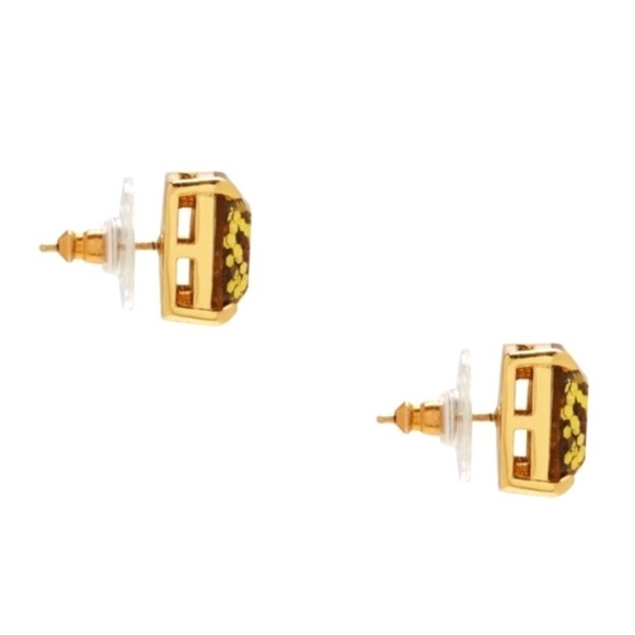 KATE SPADE • Glitter & Glee Gold Earrings - Picture 4 of 6